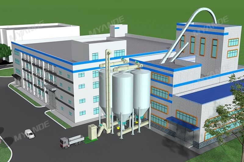 Línea de fermentación de alimentos biológicos 100TPD