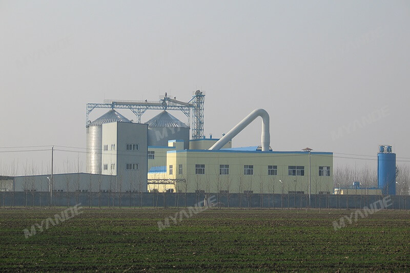 Línea de procesamiento de almidón de maíz de producción anual de 120,000 toneladas