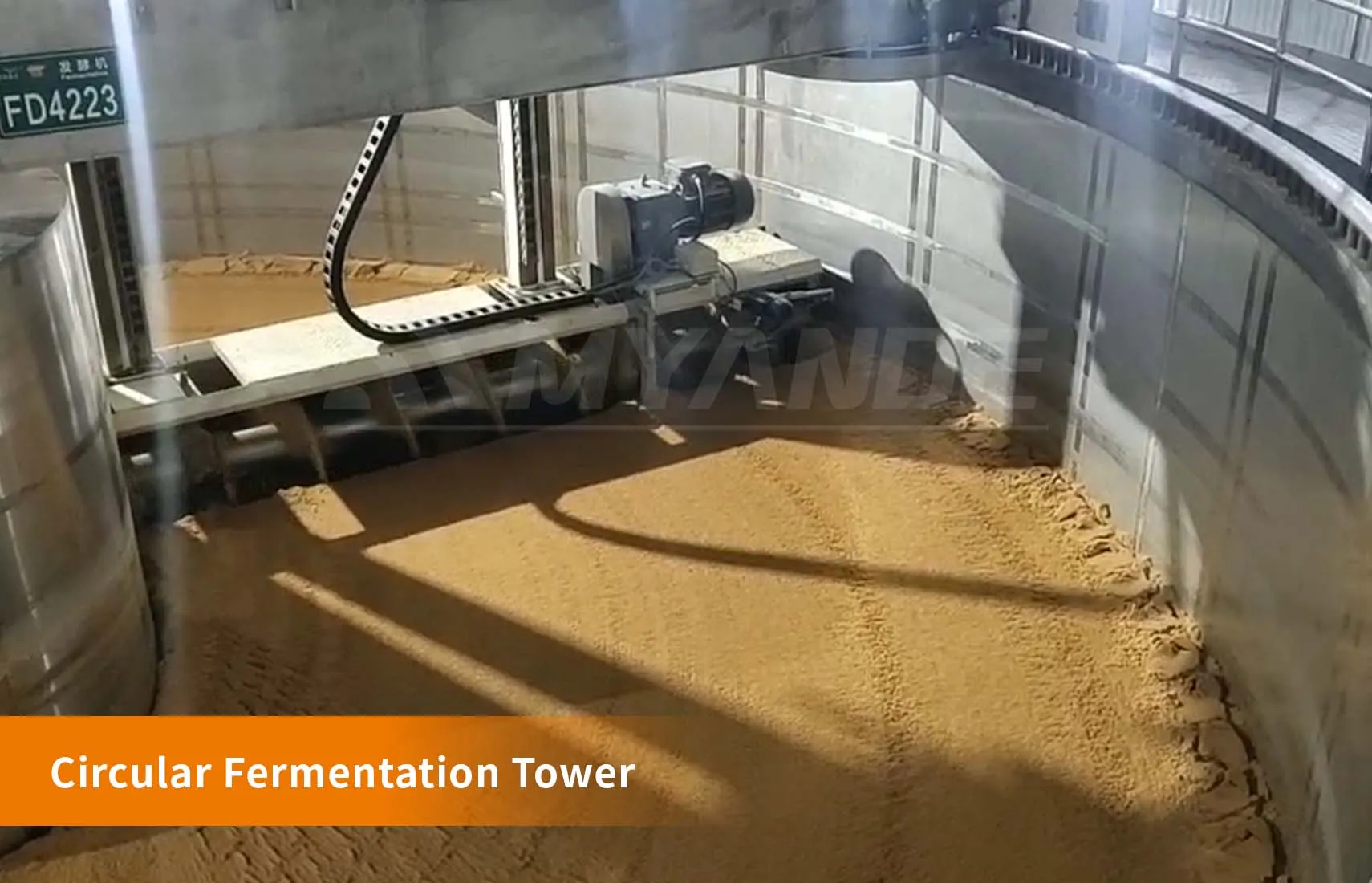 Circular Fermentation Tower designed by Myande Group