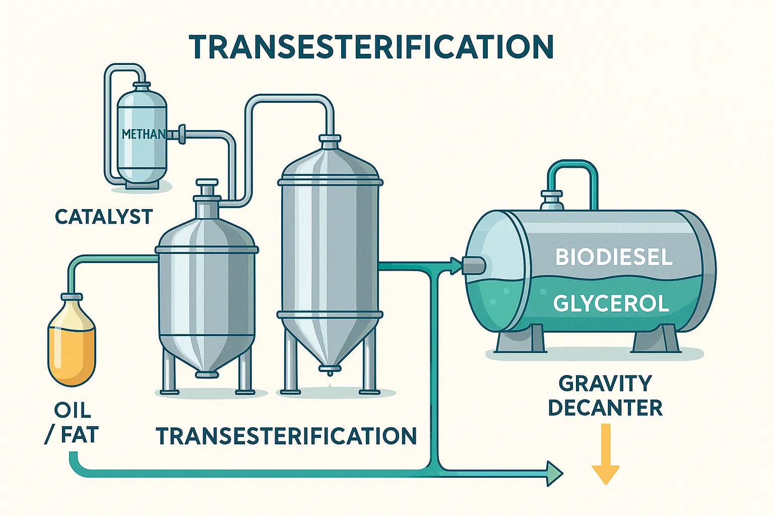 Steps Of Biodiesel Manufacturing Process From Palm Oil Myande Expert 
