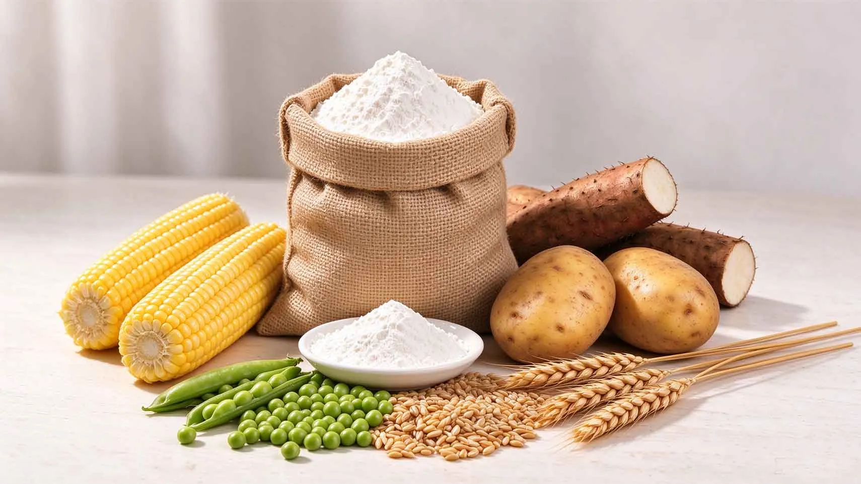 Corn wheat cassava and potato starch production