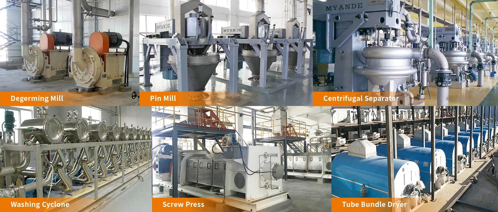 Starch production equipment and separation system
