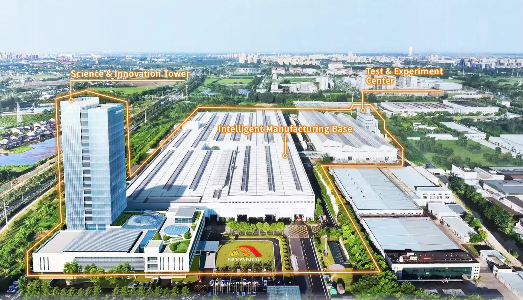 Myande Innovation Center loacted in China