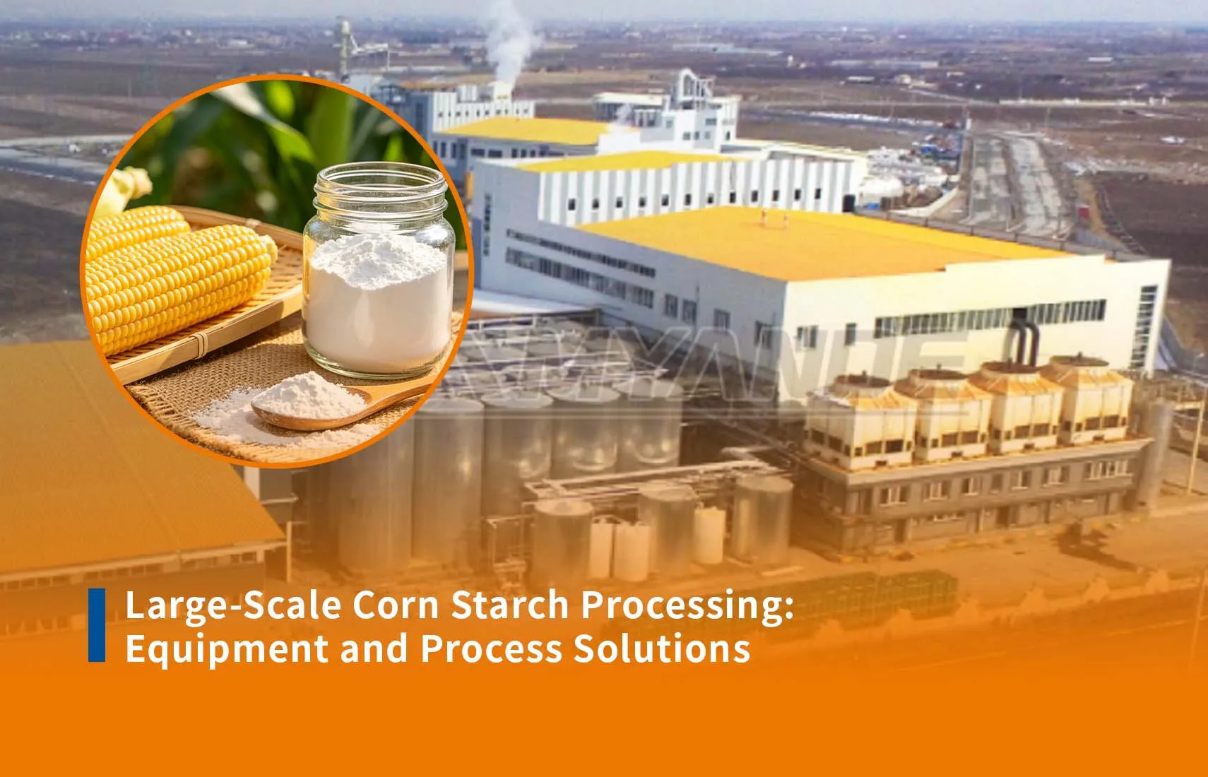 Large-Scale Corn Starch Processing: Equipment and Process Solutions