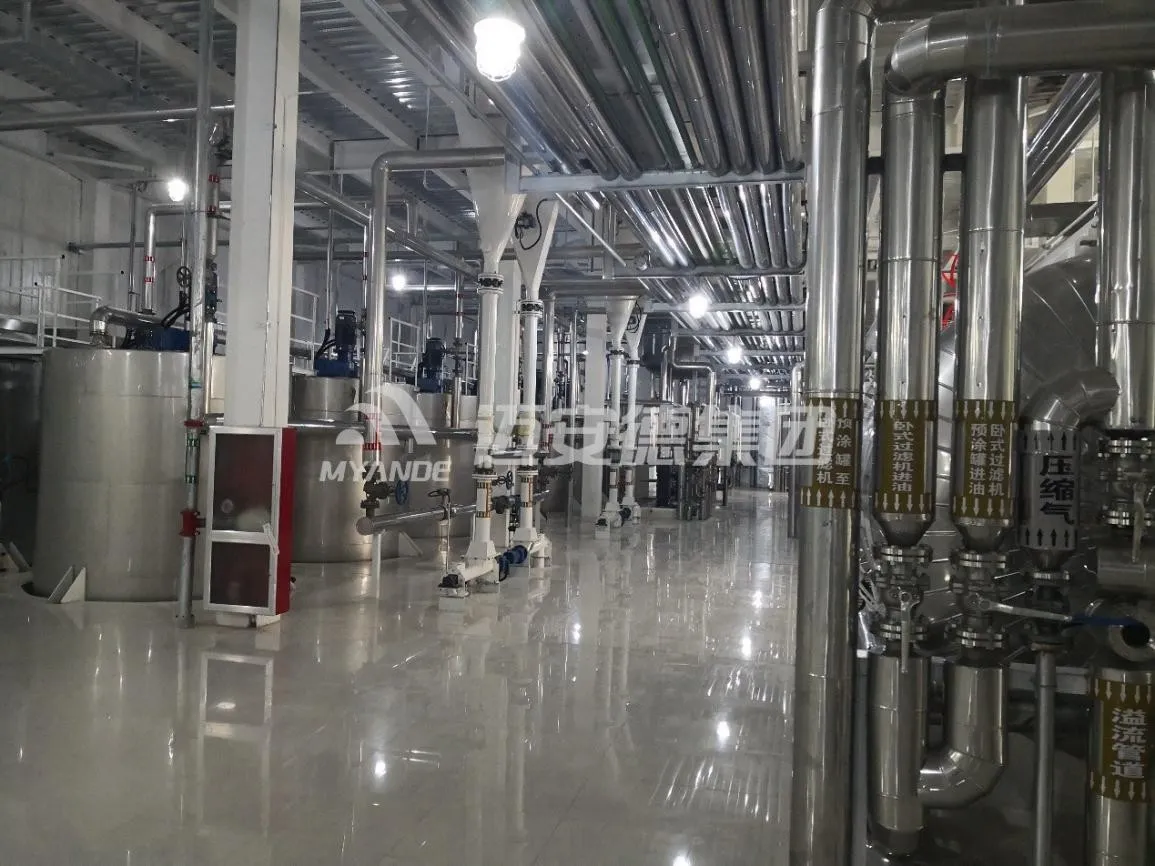 Edible oil core equipment supplied by Myande