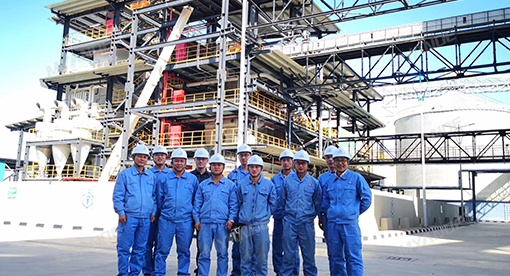 Myande onsite employees