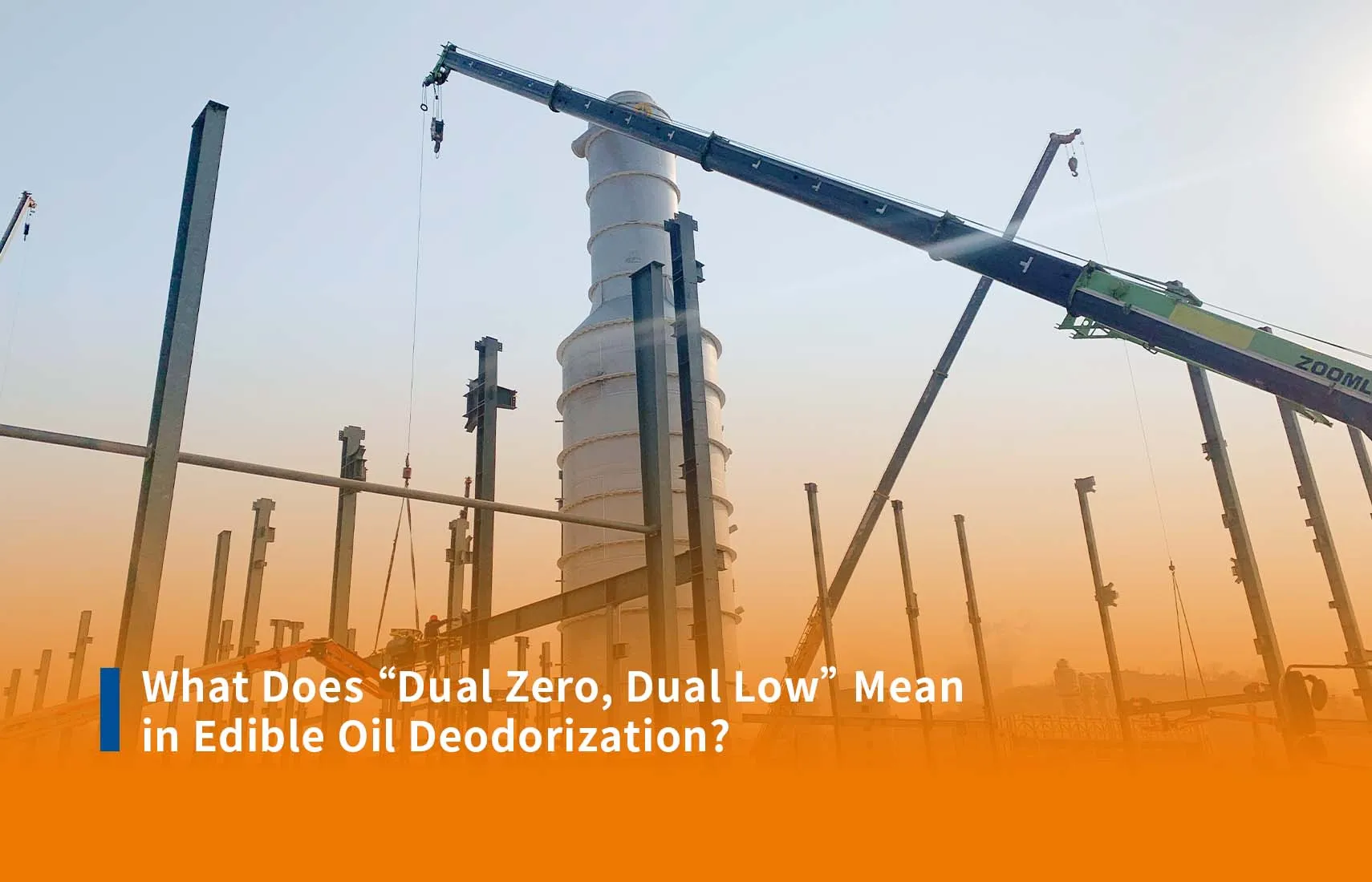 What Does “Dual Zero, Dual Low” Mean in Edible Oil Deodorization?