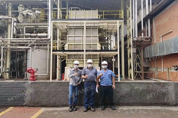 Extractor tipo E de Myande: funcionando en América del Sur