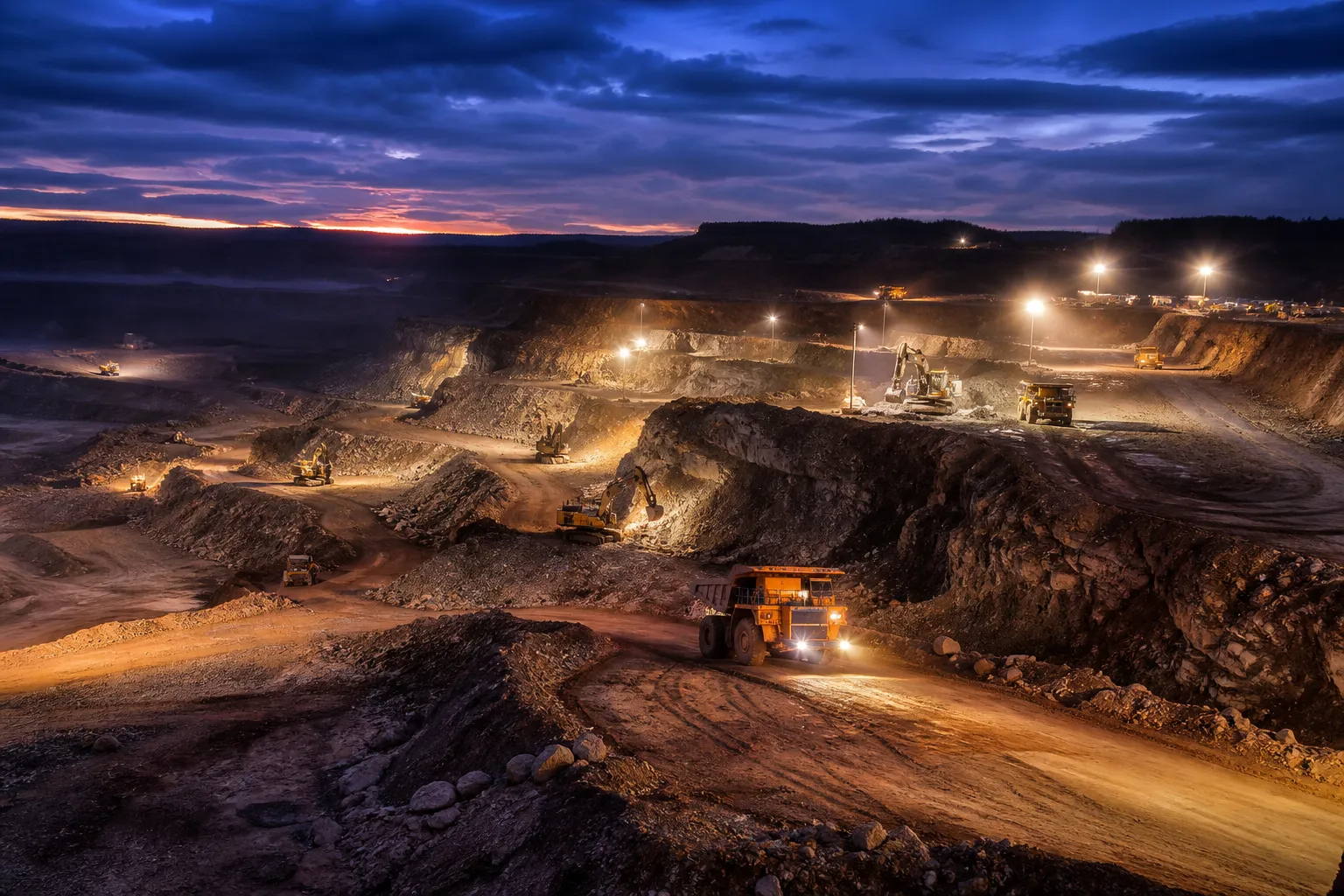 Mining and Mineral Extraction Pit