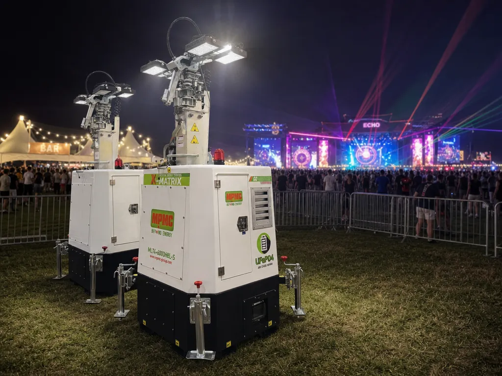 Outdoor Festivals and Events Night Lighting