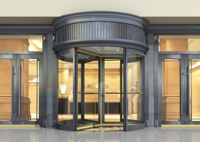 3/4 WING AUTO-REVOLVING DOOR