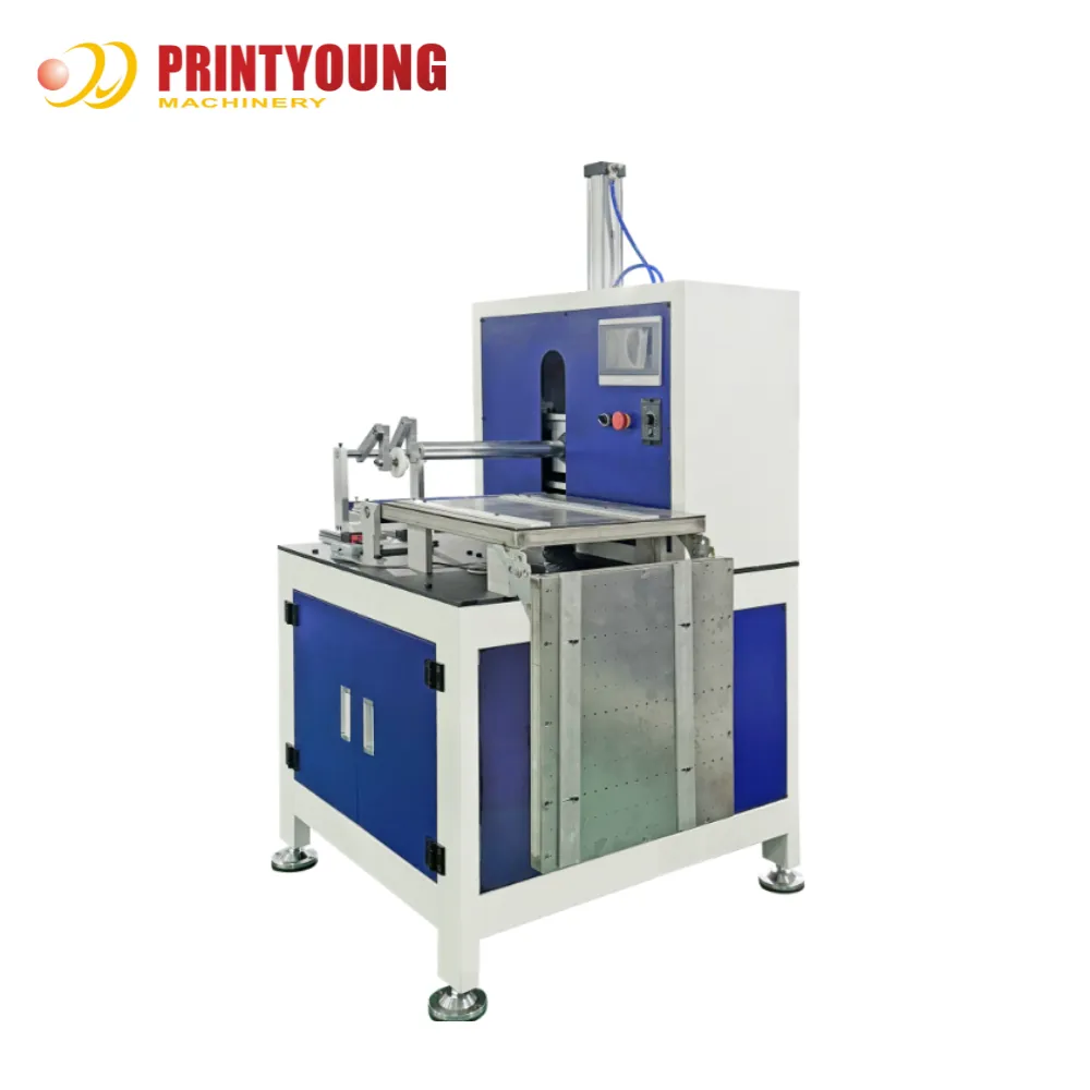 Paper Round D Type Half Round Box Gluing Backing Machine