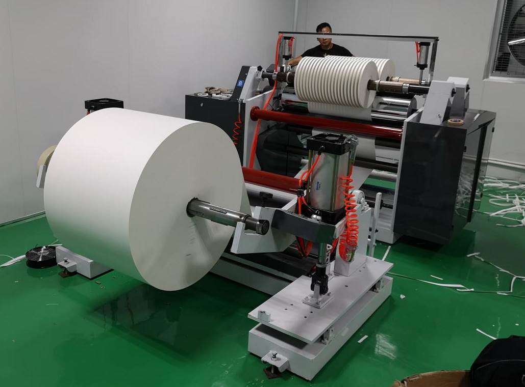 PRYFQ-150 Cash Register Kraft Thermal Paper Roll Slitter Rewinder Machine